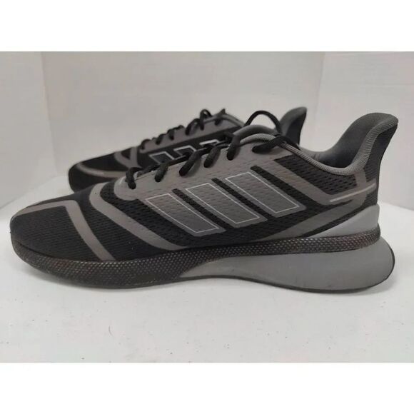 Adidas Novafvse Cloudfoam Sneaker Men's Running Shoes Size 13 Black Lightweight - Picture 2 of 7